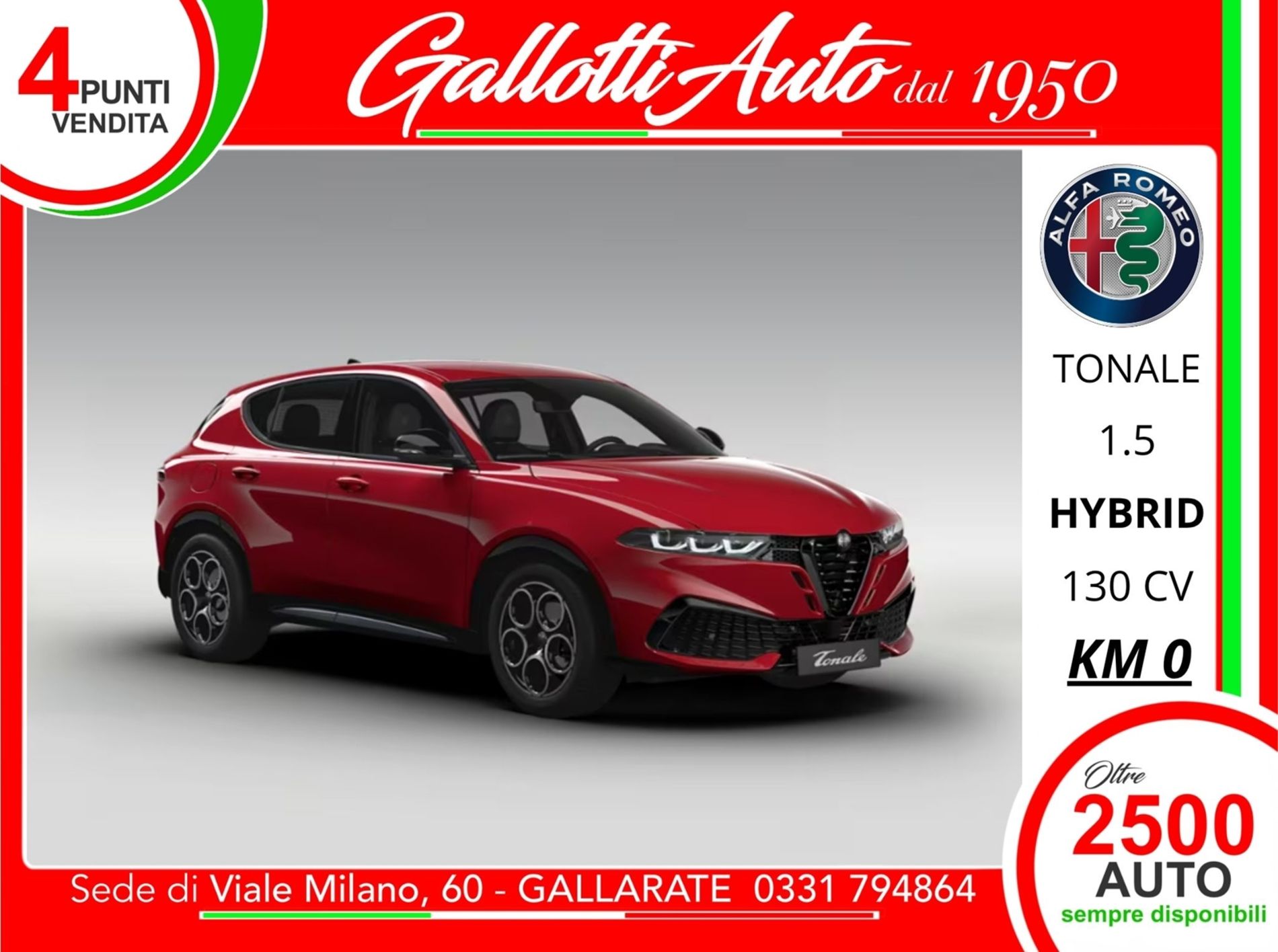 1.5 hybrid Sprint 130cv tct7   - Gallotti Auto